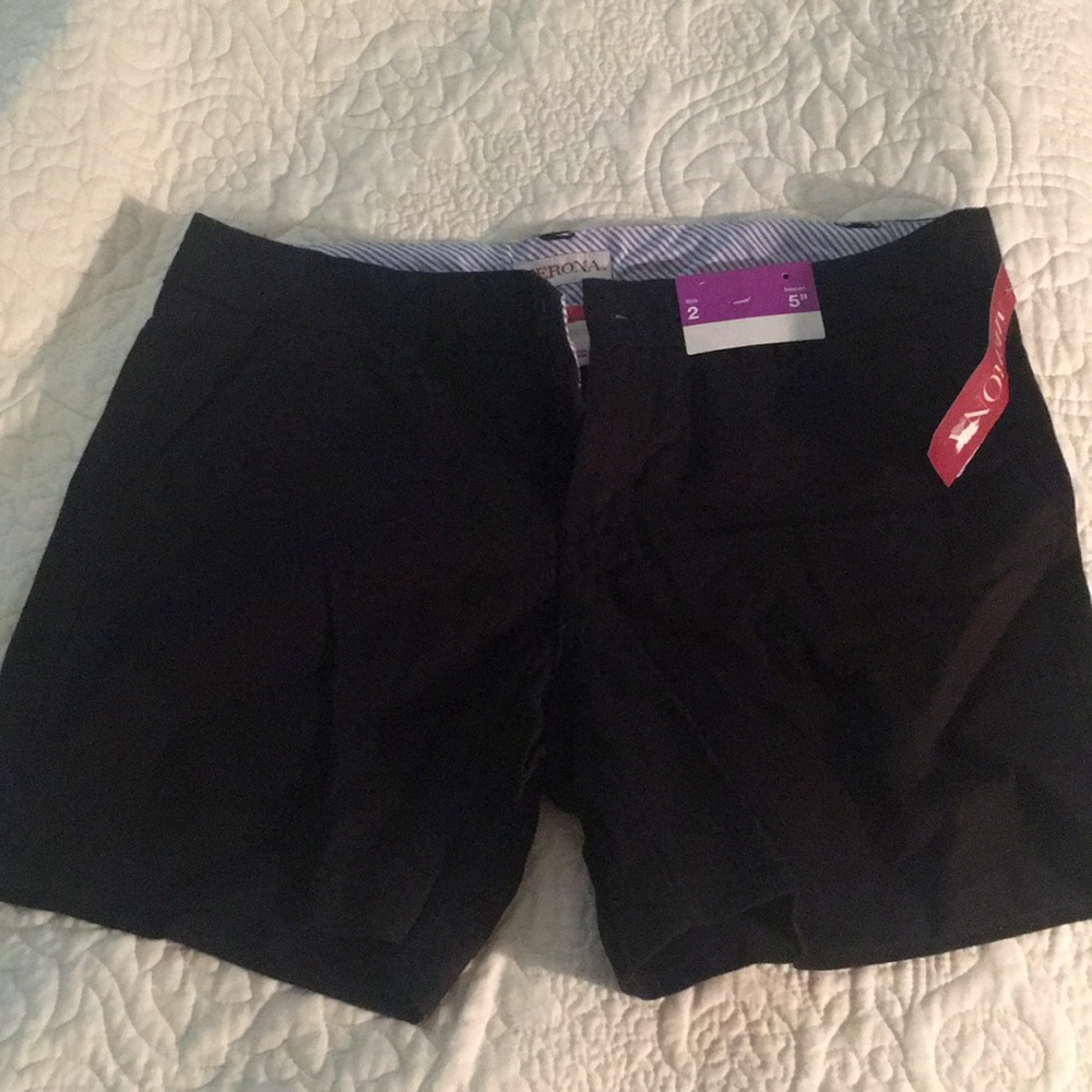 Merona navy blue chino shorts